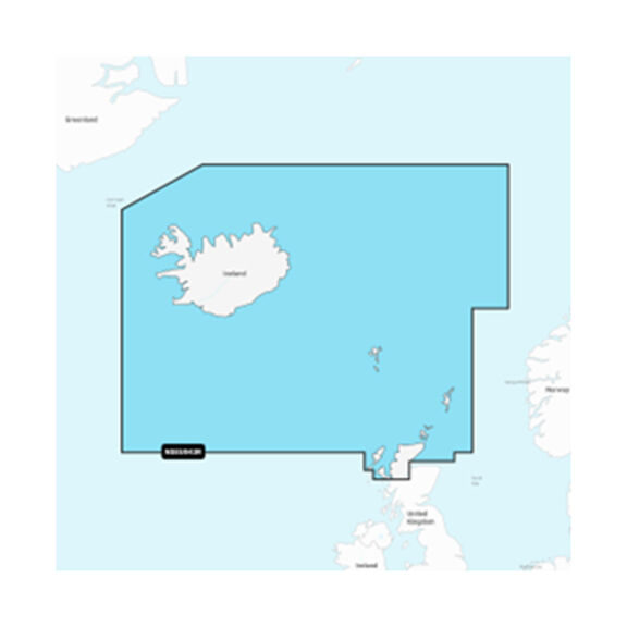 Garmin Navionics+ EU043R Iceland to Orkney, Electronic Chart image number 0
