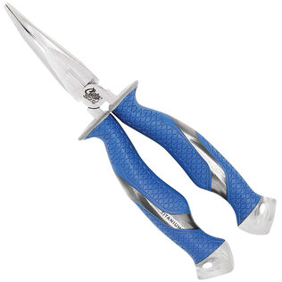 8 1/2" Titanium Bonded Bent Needle Nose Pliers