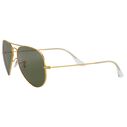 Aviator Large Metal Polarized Sunglasses image number 2