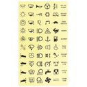 Label Stickers for C-7 Switches (60pcs Assorted Labels) image number 1