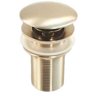 Touch Sink Drain with Cover, 1 14"-M Thread, Straight