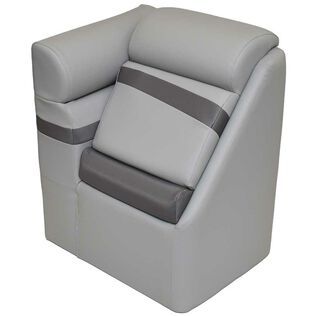 Pontoon Boat Lean Back Seat with Privacy Curtain (Starboard)