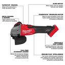 M18 FUEL&trade; 4-1/2" / 5" Grinder Slide Switch, Lock-On image number 1