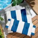 Premium Grade Teak Newport Folding Director's Chair with Cabana Regatta Sunbrella&reg; Fabric Seat Cushions image number 4