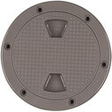 Marine Circular Non-Slip Screw-Out Deck Plate Inspection Access Hatch image number 0