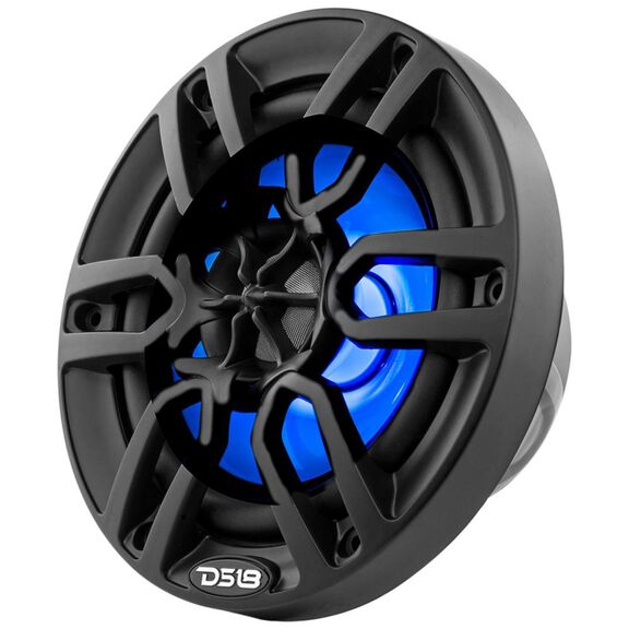 HYDRO 6.5" 2-Way Marine Speakers with Integrated RGB LED Lights, 300 Watts, White image number 2
