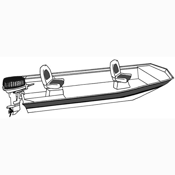 Styled-to-Fit Boat Cover for Open Jon Boats image number 1