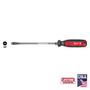 3/8" Slotted 8" Cushion Grip Screwdriver (USA)