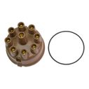 5075Q1 Distributor Cap for Marinized V-8 Engines by Ford with Mallory Conventional Ignition Systems image number 1