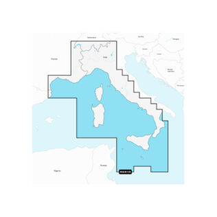 Garmin Navionics Vision+ EU012R Mediterranean Sea, Central and West, Electronic Chart