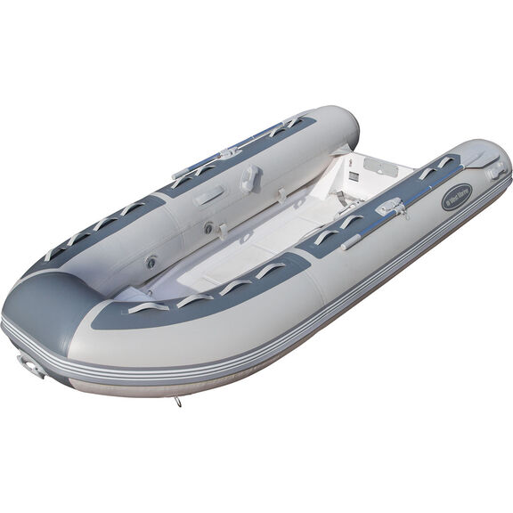 RIB-350 Fiberglass Double Floor Inflatable Boat, 11ft 5in Length, PVC Material, 1320lb Capacity image number 0