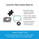 Quicksilver 8M6012818 Impeller Repair Kit - Suzuki 60-100hp image number 1