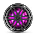 M3-770X-S-Gm-i 7.7" Marine Coaxial Speakers, Gunmetal Sport Grilles with RGB LED Lighting image number 2