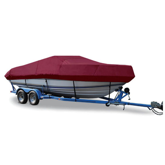 V-Hull Cuddy Cabin Cover, I/O, Burgundy, Hot Shot, 17'5"-18'4", 93" Beam image number 0