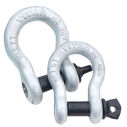 Galvanized Bow (Anchor) HS Shackle, Bail: 3/8", Pin Diameter: 7/16", MWL: 4,400 lb. image number 0