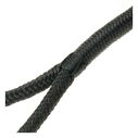 1/2" x 15' Dock Line, Premium Double Braid, Black image number 2