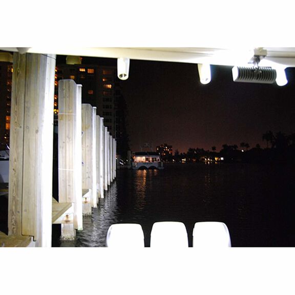 Maxillume2 Flush Mount LED Floodlight, 2,100 Lumen, White Dimming, White Finish image number 2