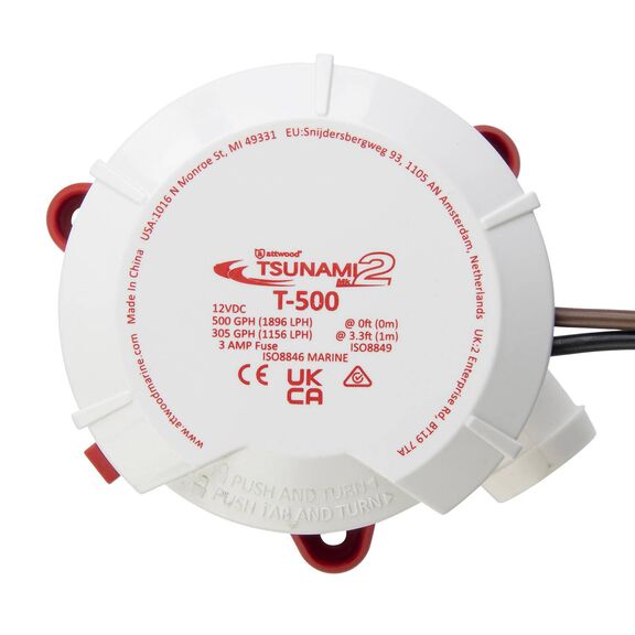 500 GPH Tsunami MK2 Electric Bilge Pump image number 2