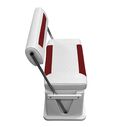 Wise 8WD437-1906 Premium Swingback Cooler/Storage Seat, 62 Quart, White / Crimson Red image number 2