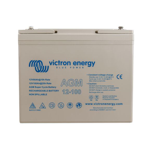 Victron Energy 12V/100Ah AGM Super Cycle Battery (M6) image number 0