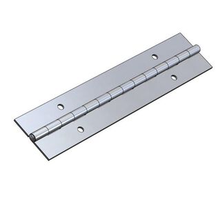 Piano Hinge, 1 1/2" x 72" x .40", Stainless Annealed Drilled
