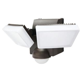 IQ America Battery Operated LED Indoor/Outdoor Motion Security Flood Light, 800 Lumens