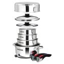 10-Piece Nesting Cookware, Stainless Steel Induction image number 1