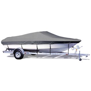 V-Hull Runabout Cover, OB, Gray, Hot Shot, 24'5"-25'4", 102" Beam