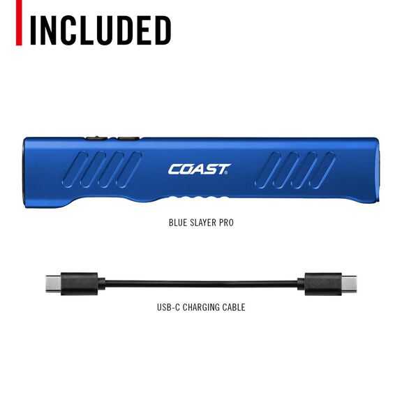 Slayer Pro Rechargeable 1150 Lumen Flashlight, Blue image number 8