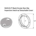 Marine Circular Non-Slip Screw-Out Deck Plate Inspection Access Hatch image number 1