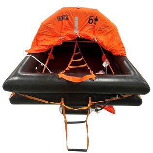 Coastal Commander 4.0, 6 Person Life Raft, Container