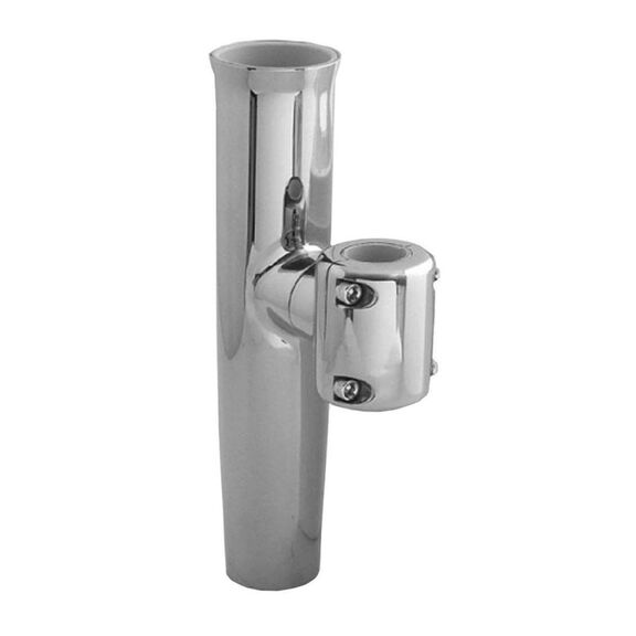 Stainless Steel Clamp-On Adjustable Rod Holder, 1 7/8" Inside Diameter image number 0