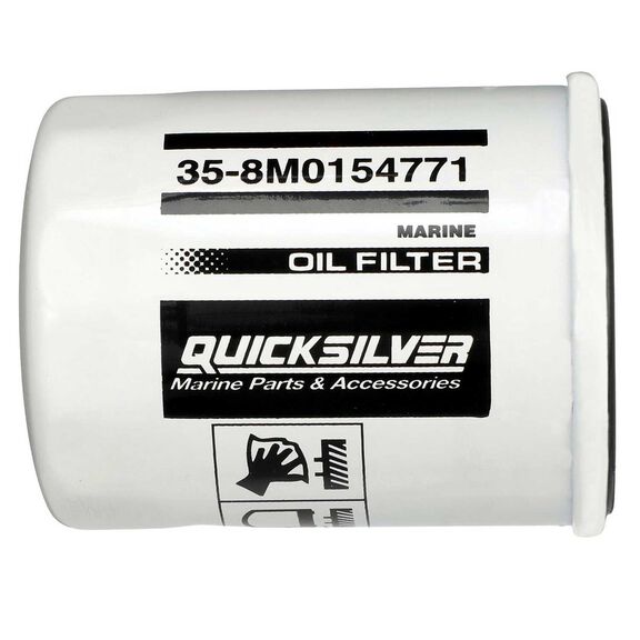 Quicksilver 8M0154771 Oil Filter for Various Marine Engines image number 1