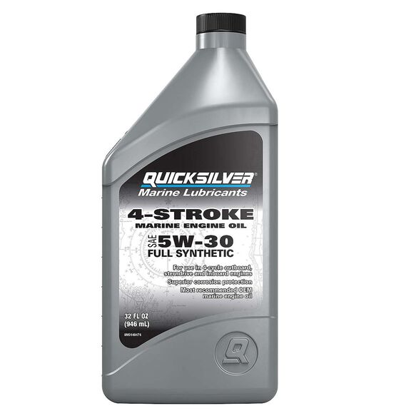 5W-30 Full Synthetic Marine Engine Oil, 1 Quart image number 0