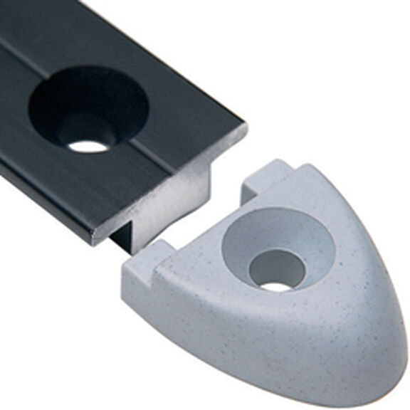 1" End Stop, Black image number 0