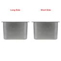Rectangle Sink Ultra-Mirror Finish, 304 Stainless Steel, 2" Drain, SoundKOTE image number 2