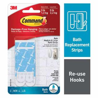 Command&trade; Water-Resistant Refill Strips-Assorted
