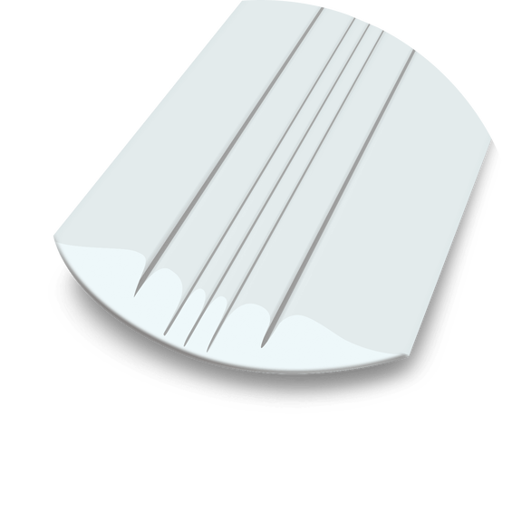 4' Megaware KeelGuard, White image number 2