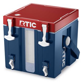 Halftime Water Cooler, 3 Gallon Hard-Sided Water Cooler, Patriot