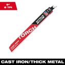 9" 7TPI The TORCH&trade; for CAST IRON with NITRUS CARBIDE&trade;, 1 Pack image number 0