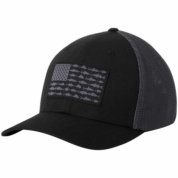 Men's PFG Mesh&trade; Fish Flag Ball Cap image number 0