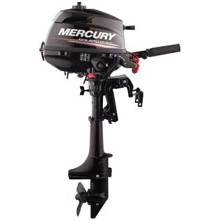 Mercury 2.5hp Tiller FourStroke Outboard Motor - 15" Shaft, Manual Tilt/Trim, Manual Start
