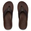 Men's Leather Offshore Flip-Flop Sandals image number 3