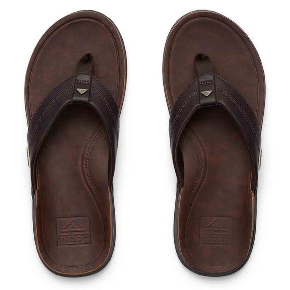 Men's Leather Offshore Flip-Flop Sandals image number 3