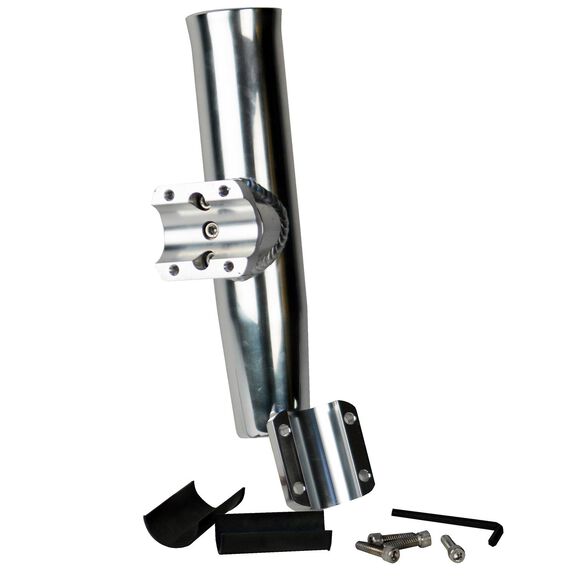 Aluminum Adjustable Rod Holder, Fits 1-1/4" or 1-5/16" Measured Outside Diameter image number 1