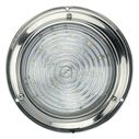 6 7/8" Stainless Steel LED Dome Light, White image number 0