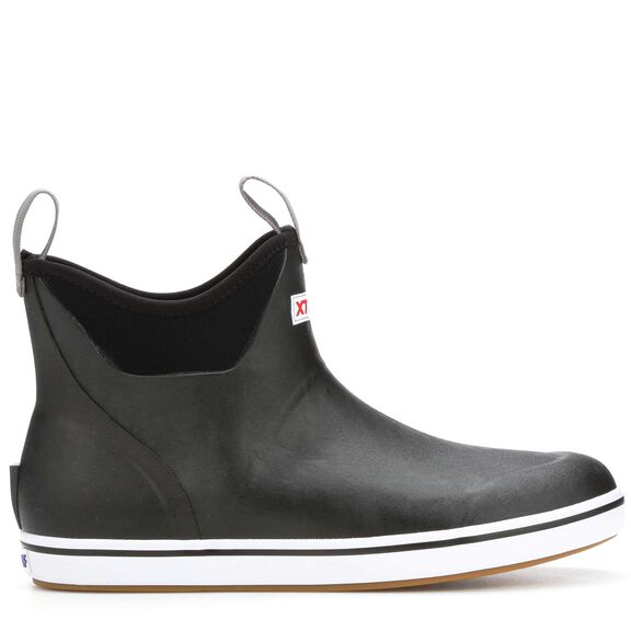Men's 6" Rubber Ankle Deck Boots, Wide Width image number 1