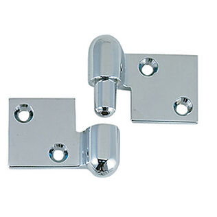 Chrome-Plated Bronze Pull Apart Hinge-&ldquo;Left Hand&rdquo; Configuration