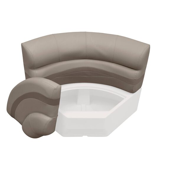 Premier Series Pontoon 32" Bow Radius Corner Cushion Set image number 4