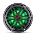 M3-770X-S-Gm-i 7.7" Marine Coaxial Speakers, Gunmetal Sport Grilles with RGB LED Lighting image number 1